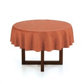 Toalha de mesa Redonda 6 Lugares Sempre Limpa Tropical Terracota