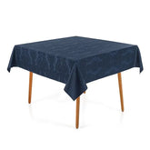 Toalha de mesa Quadrada 8 lugares Sempre Limpa Tropical Marinho