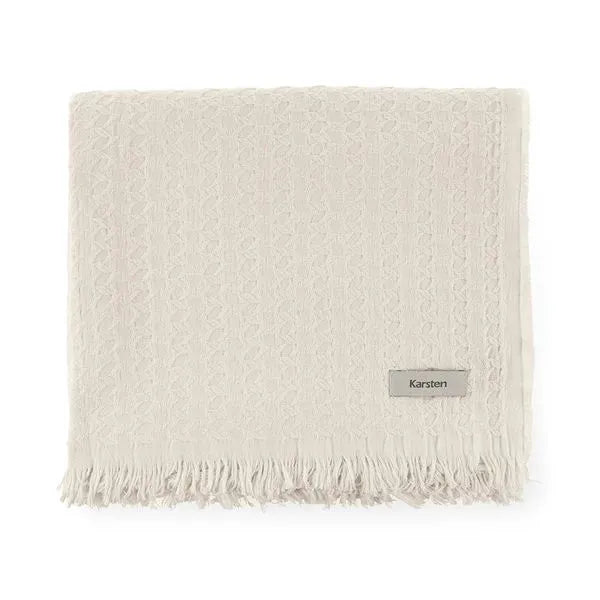 Manta Decorativa Movaz Ivory