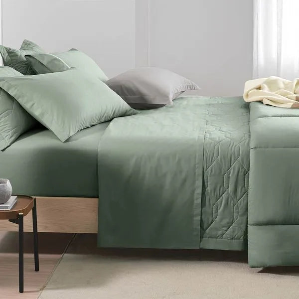 Jogo de Cama King 180 Fios Percal 100% Algodão Liss Castor