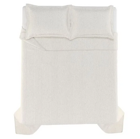 Colcha com 2 Porta-travesseiros Dantas Branco