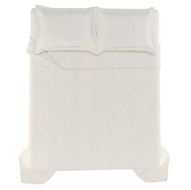Colcha com 2 Porta-travesseiros Dantas Branco