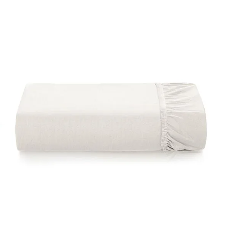 Lençol de Elástico Avulso 300 Fios 100% Algodão Bossa Branco