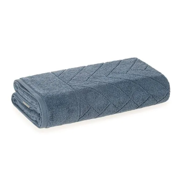 Toalha de Banho Fio Penteado 100% Algodão Aspen Azul Sereno