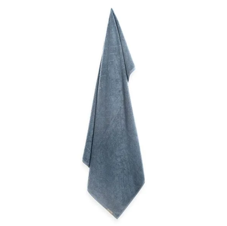 Toalha de Banho Fio Penteado 100% Algodão Aspen Azul Sereno