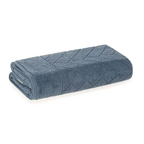 Toalha de Rosto Fio Penteado 100% Algodão Aspen Azul Sereno