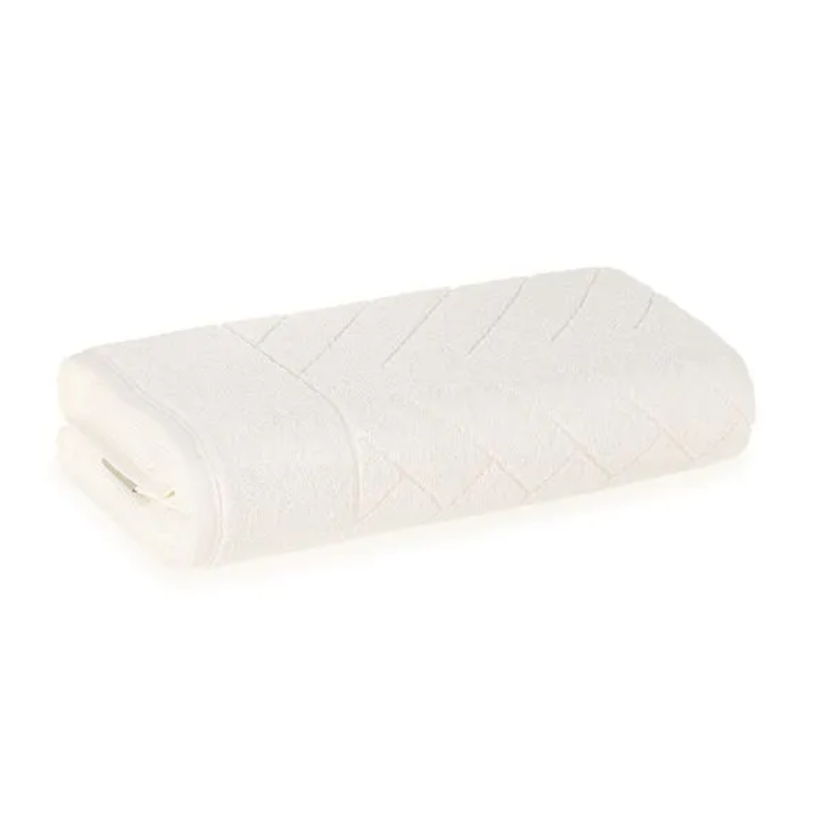 Toalha de Rosto Fio Penteado 100% Algodão Aspen Ivory