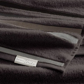 Toalha de Rosto Fio Penteado Lumina Carbono/Cinza