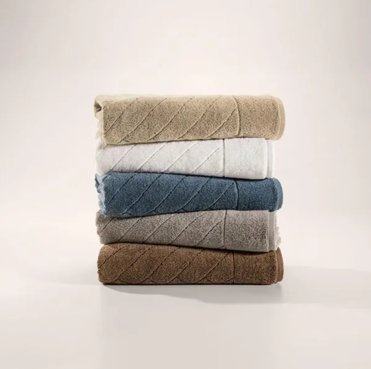 Toalha de Rosto Fio Penteado 100% Algodão Aspen Frapê
