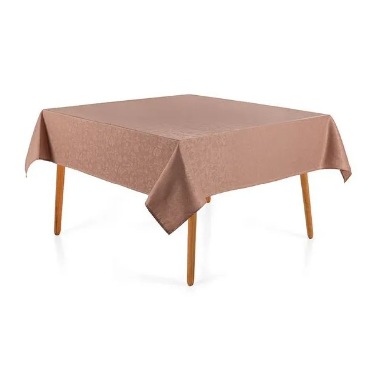 Toalha de Mesa Quadrada Delicata Rosa Vintage