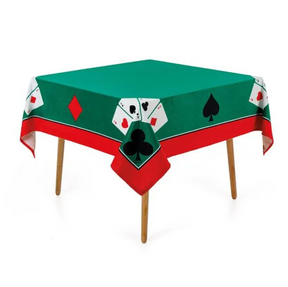Kit Toalha de Mesa Aveludada para Baralho com Cartas