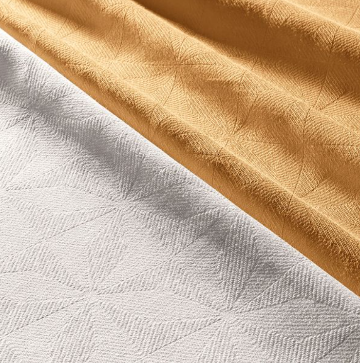 Toalha de Mesa Retangular Jacquard Caetano Mel