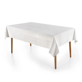 Toalha de Mesa Retangular Jacquard Fragnani Branco